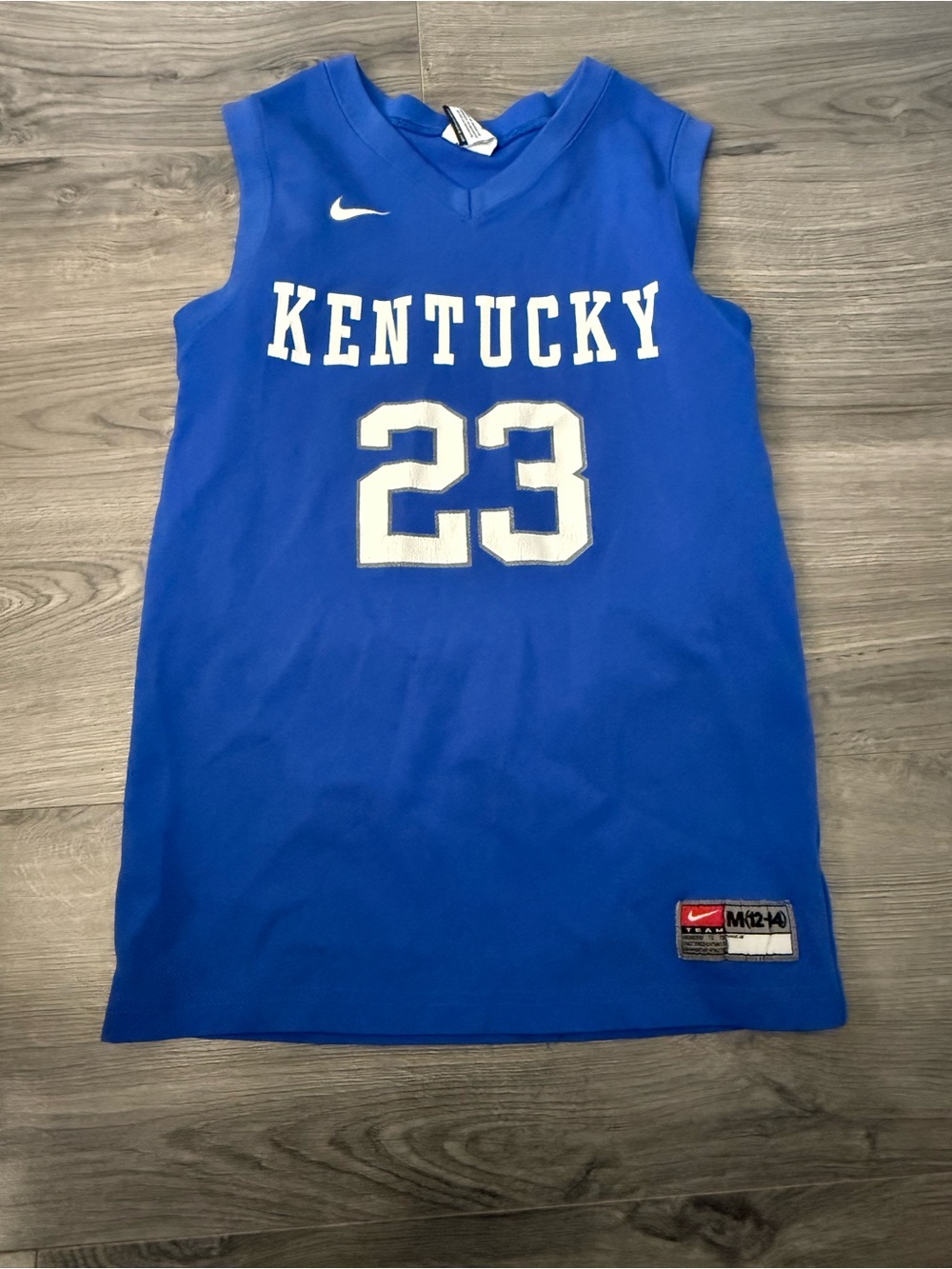 Nike Kids Blue 'Kentucky' Basketball Jersey